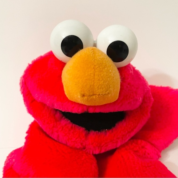 Vtg 1996 Sesame Street Elmo Hand Puppet Tyco - Picture 13 of 16